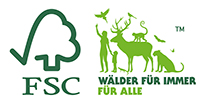 Logo des FSC Forest Stewardship Council